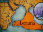 Map of the mythical continent of Lemuria known as Kumari Kandam